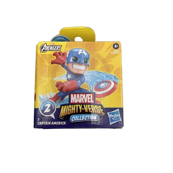 Marvel Mighty Verse Collection Series 2 Captain America action figure #1 - Picture 1 of 6